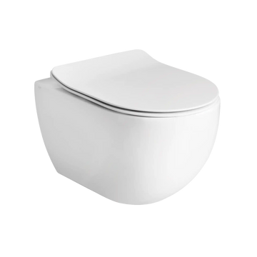 Lavabo Toiletter Lavabo Glomp rimless væghængt toilet - hvid