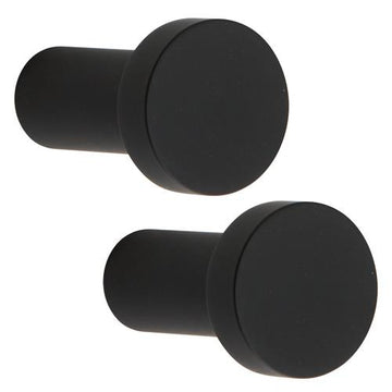Lavabo Tilbehør Lavabo Luna håndklædekroge (2 stk) store - mat sort