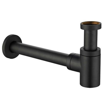 Lavabo Tilbehør Lavabo Luna vandlås til vægmontering - mat sort