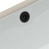 Lavabo Tilbehør Lavabo Overløbsring til håndvask - Ø22mm - mat sort