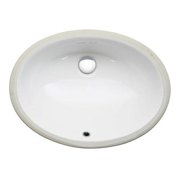 Lavabo Håndvaske Lavabo TEA porcelænsvask til underlimning - 56x41cm - hvid