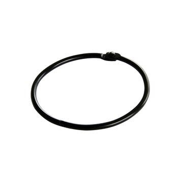 MOUD CIRCLE badeforhængsringe - sort