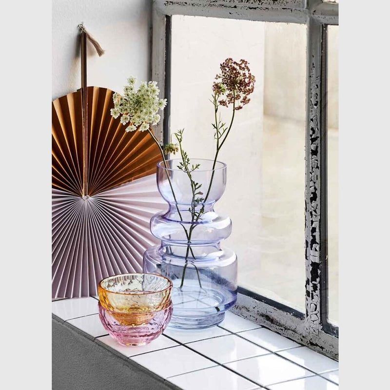 MOUD CURVE vase - lys lilla - 26 cm