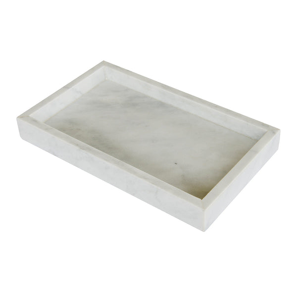 MOUD MARBI bakke hvid marmor - 15x25 cm