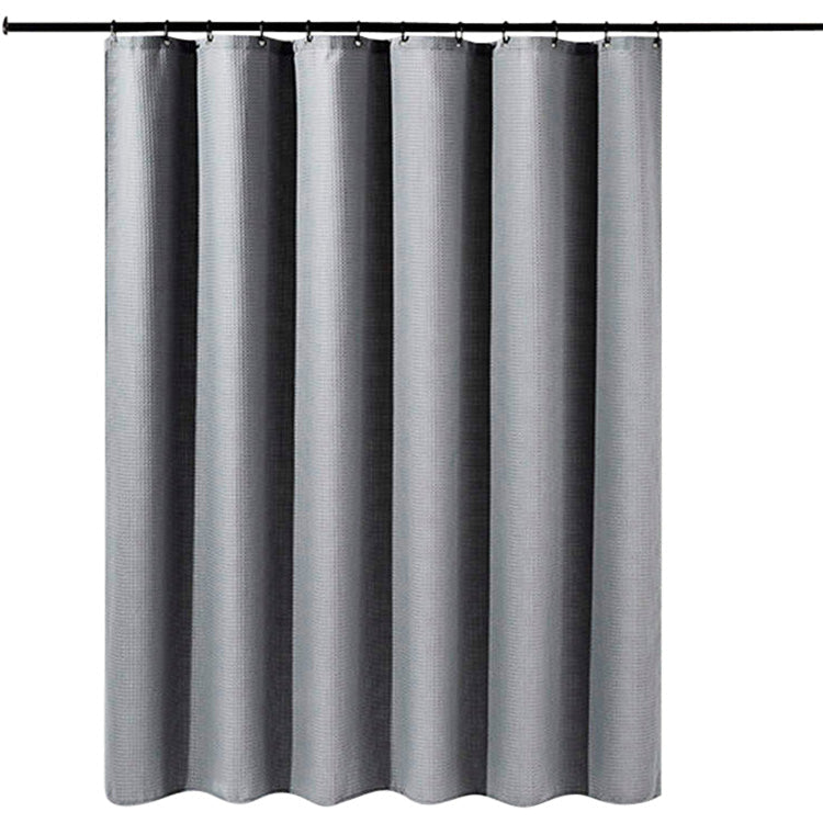 MOUD WAFFLE Badeforhæng i grå – 180×220 cm