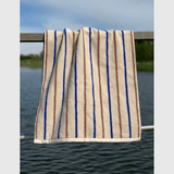 OYOY Living Tekstiler OYOY Raita towel - 100x150cm - caramel/optic blue