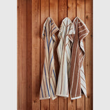 OYOY Living Tekstiler OYOY Raita towel - 50x100cm - caramel/optic blue