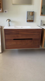 RAW BY KNAST 100x48x59 CM (LxDxH) olieret valnød / 2 SKUFFER UDSTILLINGSMODEL