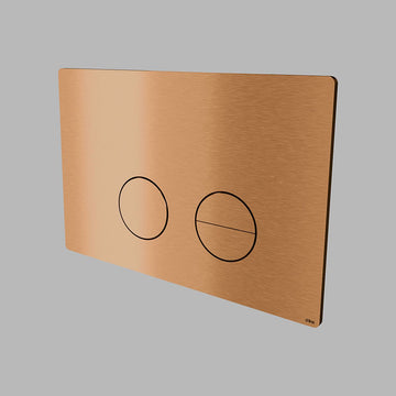 QTOO Trykplader QTOO Betjeningsplade til Geberit Omega - børstet kobber