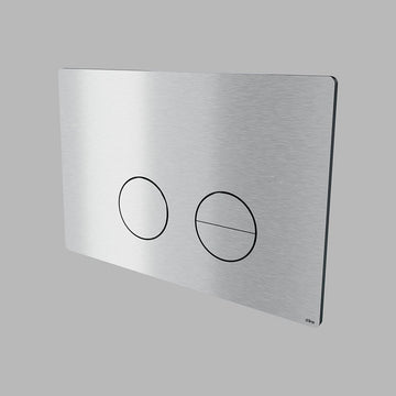 QTOO Trykplader QTOO Betjeningsplade til Geberit Omega - børstet rustfri stål