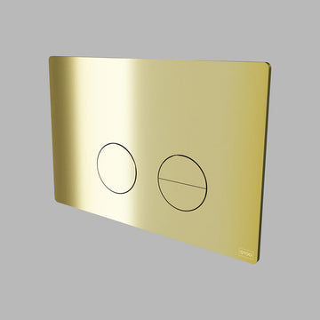 QTOO Trykplader QTOO Betjeningsplade til Geberit Omega - poleret messing