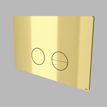 QTOO Trykplader QTOO Betjeningsplade til Geberit Sigma - poleret messing