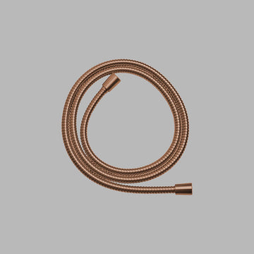QTOO Tilbehør til bruser QTOO Bruseslange i metal - 1750mm - børstet kobber