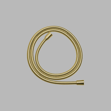 QTOO Tilbehør til bruser QTOO Bruseslange i metal - 1750mm - børstet messing