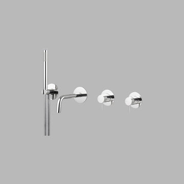 QTOO Kararmatur til indbygning QTOO Kararmatur inkl. indbygningssæt - 190mm tud - poleret rustfri stål