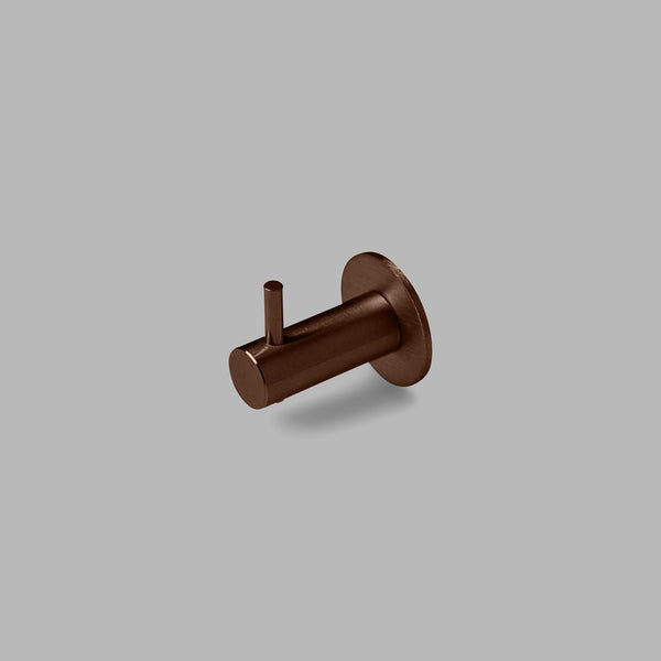 QTOO Tilbehør QTOO Knud Holsccher håndklædekrog - Ø14x36mm - børstet bronze