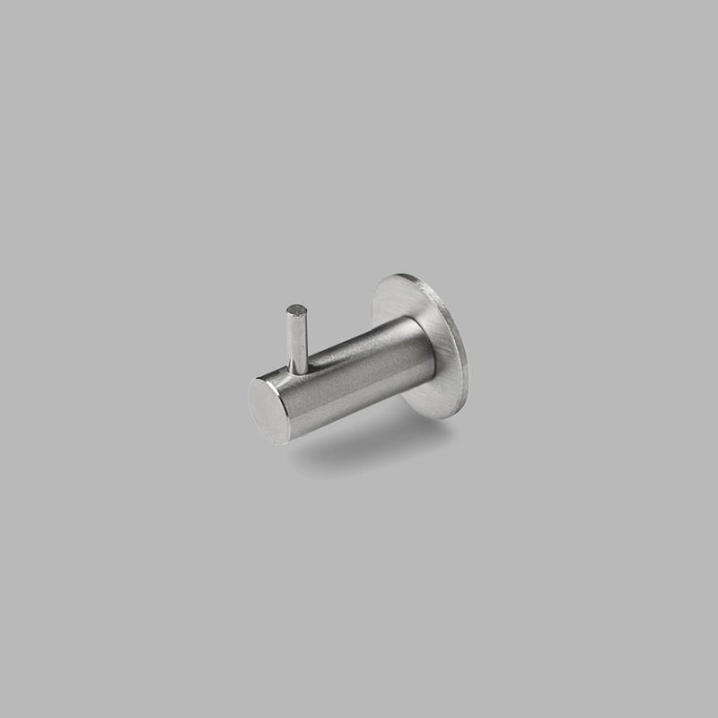 QTOO Tilbehør QTOO Knud Holsccher håndklædekrog - Ø14x36mm - børstet rustfti stål