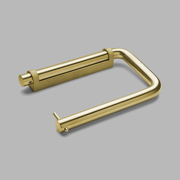 QTOO Tilbehør QTOO Knud Holscher toiletrulleholder - 145mm - børstet messing