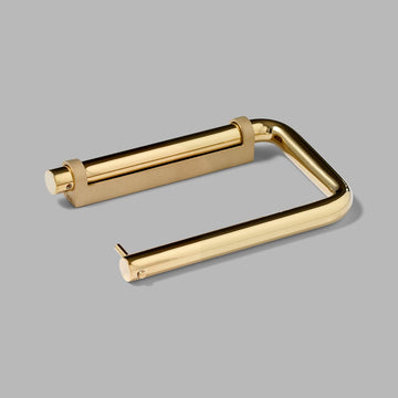 QTOO Tilbehør QTOO Knud Holscher toiletrulleholder - 145mm - poleret messing
