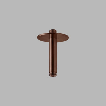QTOO Tilbehør til bruser QTOO Loftarm med Ø90 roset - 100mm - børstet bronze