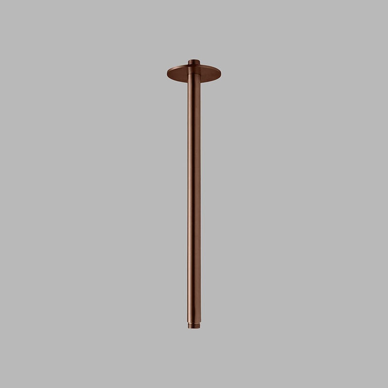 QTOO Tilbehør til bruser QTOO Loftarm med Ø90 roset - 400mm - børstet bronze