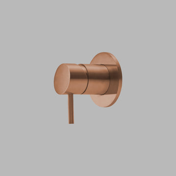 QTOO Tilbehør til bruser QTOO Mixergreb - Ø80 - børstet kobber