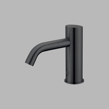 QTOO Håndvaskarmatur QTOO Sensor håndvaskarmatur med J tud - 115mm - børstet charcoal