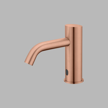 QTOO Håndvaskarmatur QTOO Sensor håndvaskarmatur med J tud - 115mm - børstet kobber