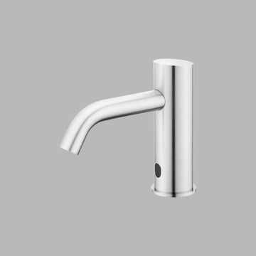 QTOO Håndvaskarmatur QTOO Sensor håndvaskarmatur med J tud - 115mm - børstet rustfri stål