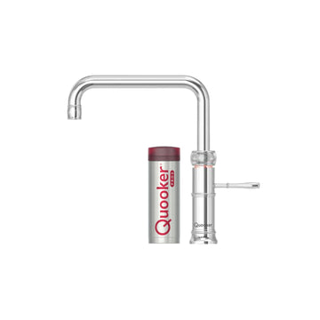 Quooker Køkkenarmatur Quooker Classic Fusion Square med Pro3 beholder - krom