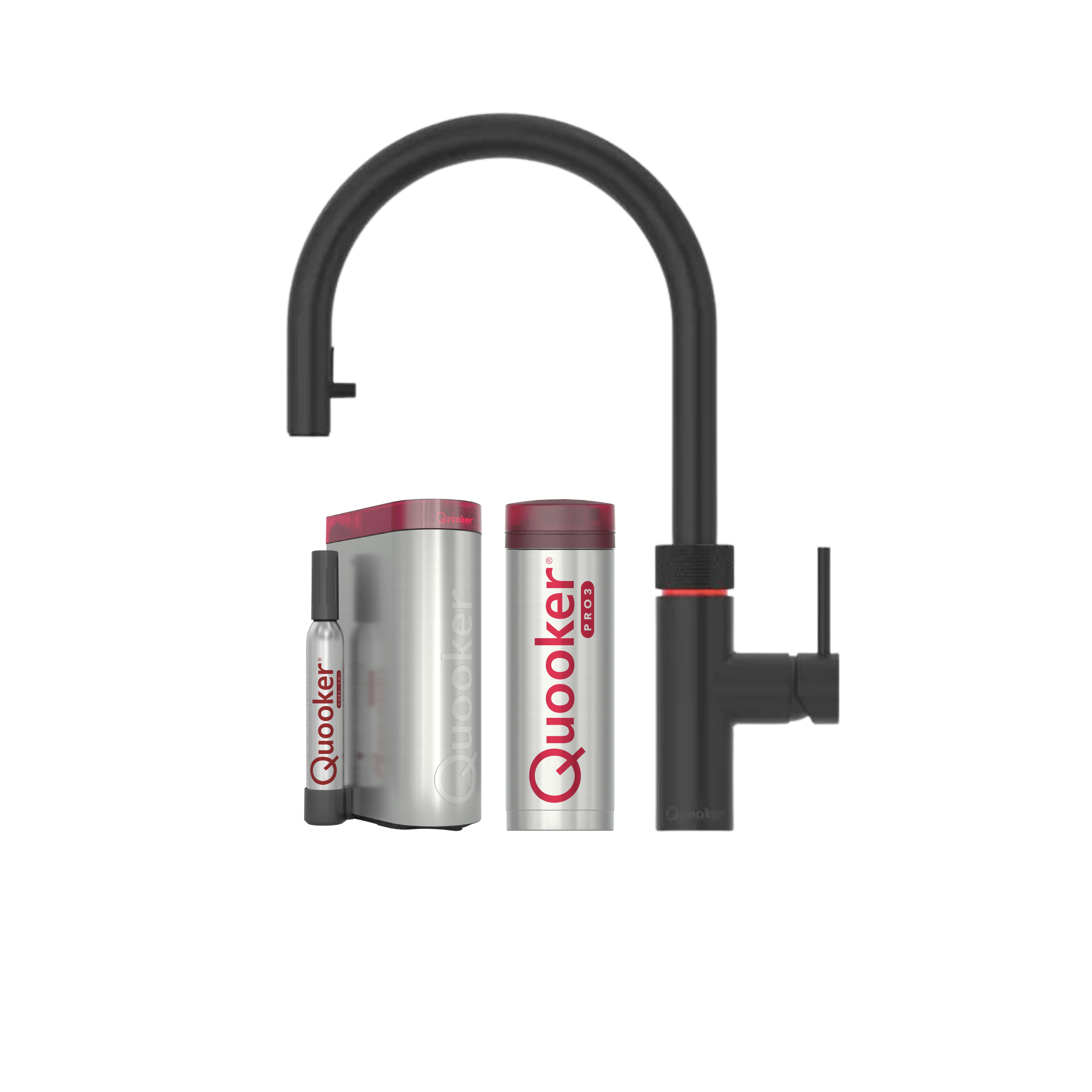 Quooker Flex Med Pro3 Beholder & Cube - Black – Bad&Design