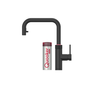 Quooker Køkkenarmatur Quooker Flex Square med Pro3 beholder - black