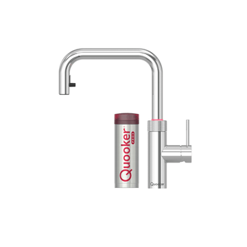 Quooker Køkkenarmatur Quooker Flex Square med Pro3 beholder - krom