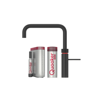 Quooker Køkkenarmatur Quooker Fusion Square med Pro3 beholder & Cube - black