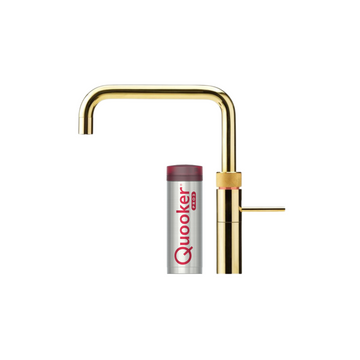 Quooker Køkkenarmatur Quooker Fusion Square med Pro3 beholder - messing