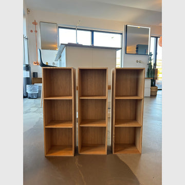 Raw by Knast Interiør Egetræsreol med to hylder - 60x20x15cm RAW BY KNAST 2. sortering