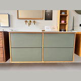 Raw by Knast Snedkermøbler RAW BY KNAST 120x48x59 CM (LxDxH) olieret eg / 4 SKUFFER UDSTILLINGSMODEL