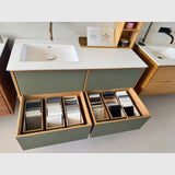 Raw by Knast Snedkermøbler RAW BY KNAST 120x48x59 CM (LxDxH) olieret eg / 4 SKUFFER UDSTILLINGSMODEL