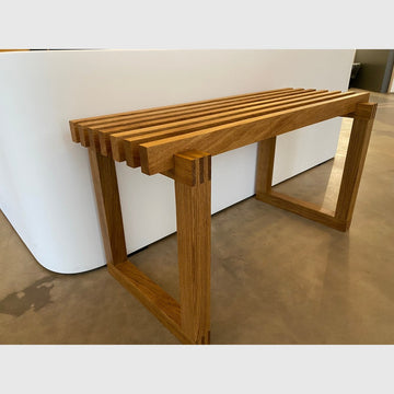 Raw by Knast Raw by Knast bænk - massiv olieret eg - 100cm