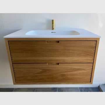 Raw by Knast Snedkermøbler RAW by KNAST snedkermøbel - 100x40cm / 2 skuffer - olieret valnød