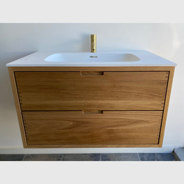 Raw by Knast Snedkermøbler RAW by KNAST snedkermøbel - 120x40cm / 2 skuffer - olieret eg