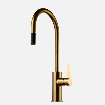 Tapwell Tapwell ARM185 køkkenarmatur m/udtræk - brushed honey gold