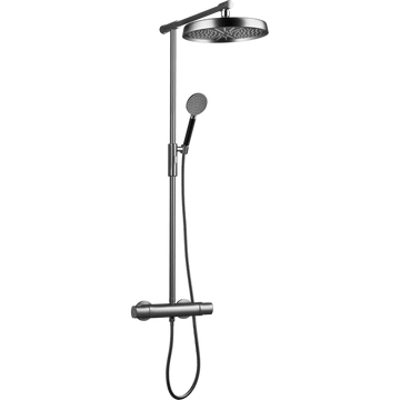 Tapwell Bruser Tapwell ARM300 komplet brusesæt med hoved- og håndbruser - brushed black chrome