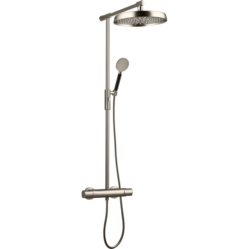 Tapwell Bruser Tapwell ARM300 komplet brusesæt med hoved- og håndbruser - brushed platinum