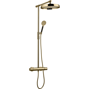 Tapwell Bruser Tapwell ARM300 komplet brusesæt med hoved- og håndbruser - honey gold