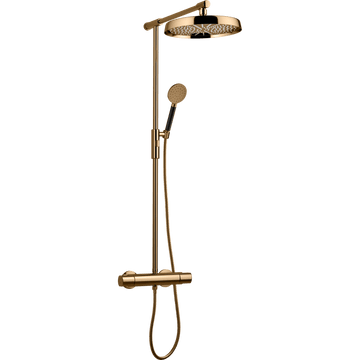 Tapwell Bruser Tapwell ARM300 komplet brusesæt med hoved- og håndbruser - messing natur