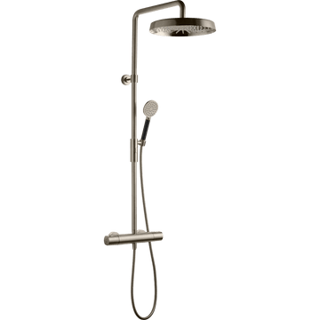 Tapwell Bruser Tapwell ARM7200 komplet brusesæt med hoved- og håndbruser - brushed platinum