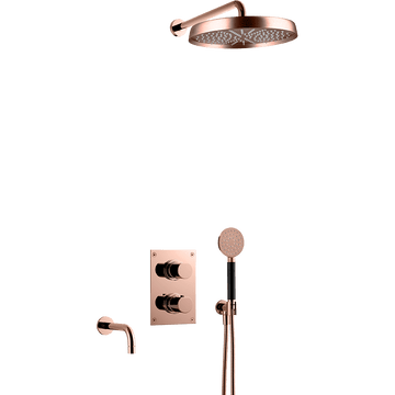 Tapwell Bruser til indbygning Tapwell ARM7368 indbygnings kar- og brusesæt - kobber