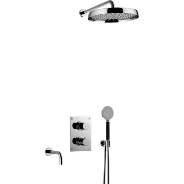 Tapwell Bruser til indbygning Tapwell ARM7368 indbygnings kar- og brusesæt - krom