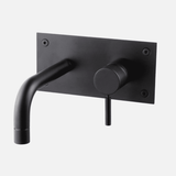 Tapwell Tapwell BOX006 Indbygningsarmatur til håndvask - 175mm tud - brushed black chrome